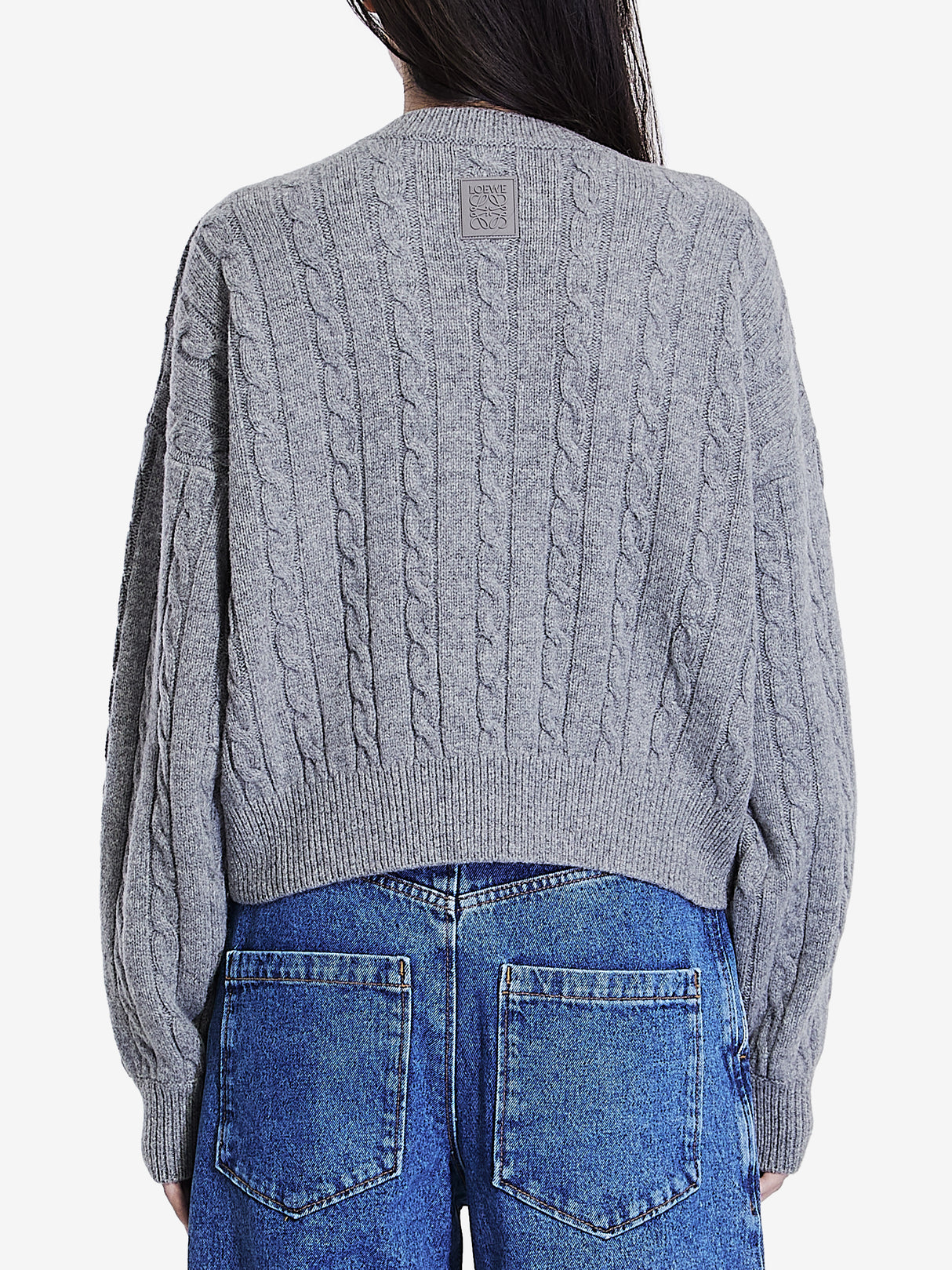 LOEWE Mini Cropped Wool Sweater