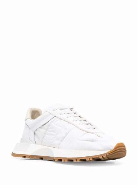 MAISON MARGIELA 50/50 White Leather Sneakers for Men