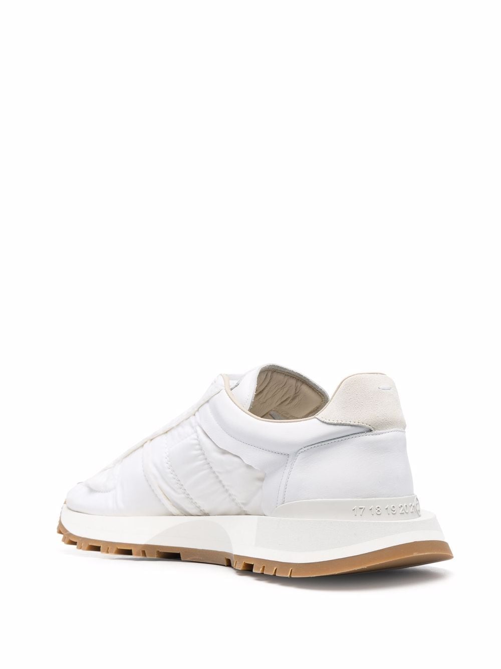 MAISON MARGIELA 50/50 White Leather Sneakers for Men