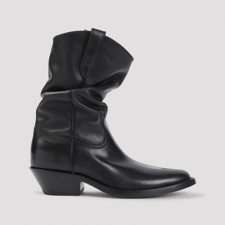 MAISON MARGIELA Western-Inspired Tabi Leather Boots for Women