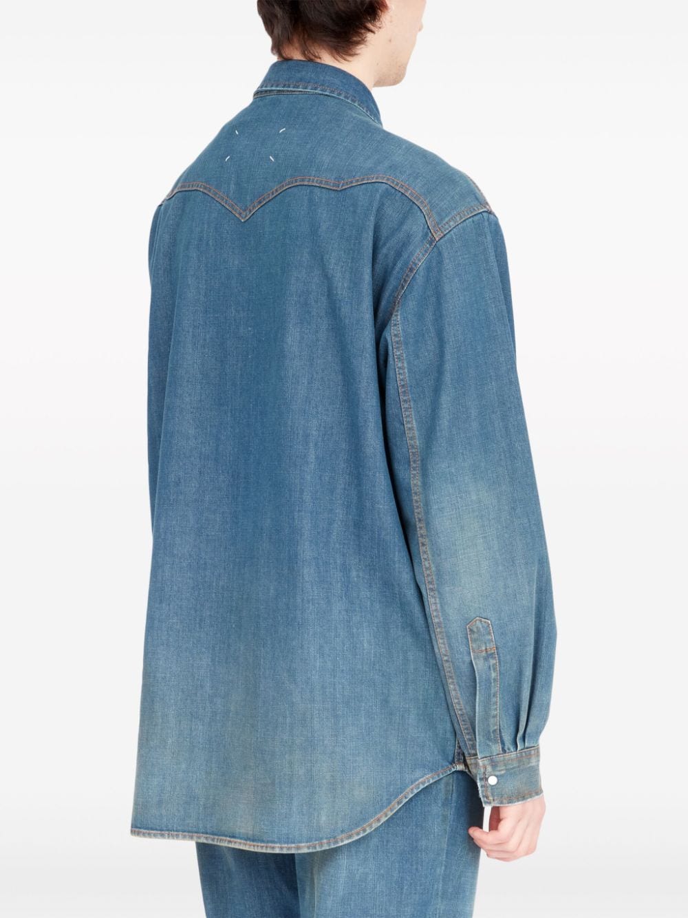 MAISON MARGIELA Indigo Blue Denim Shirt