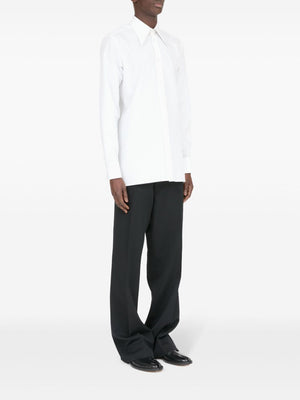 MAISON MARGIELA Refined Pointed Collar White Dress Shirt