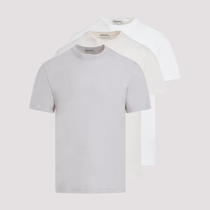 MAISON MARGIELA Set of Three Organic Cotton T-Shirts for Men - FW24 Collection