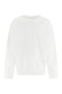 MAISON MARGIELA Classic White Cotton Crew-Neck Sweatshirt for Men