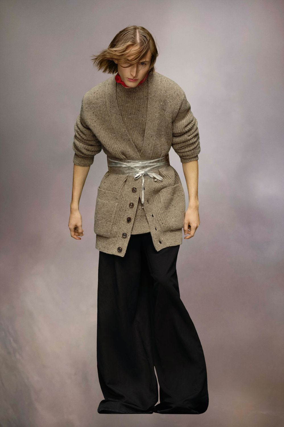 MAISON MARGIELA Buttoned Long Sleeved Cardigan