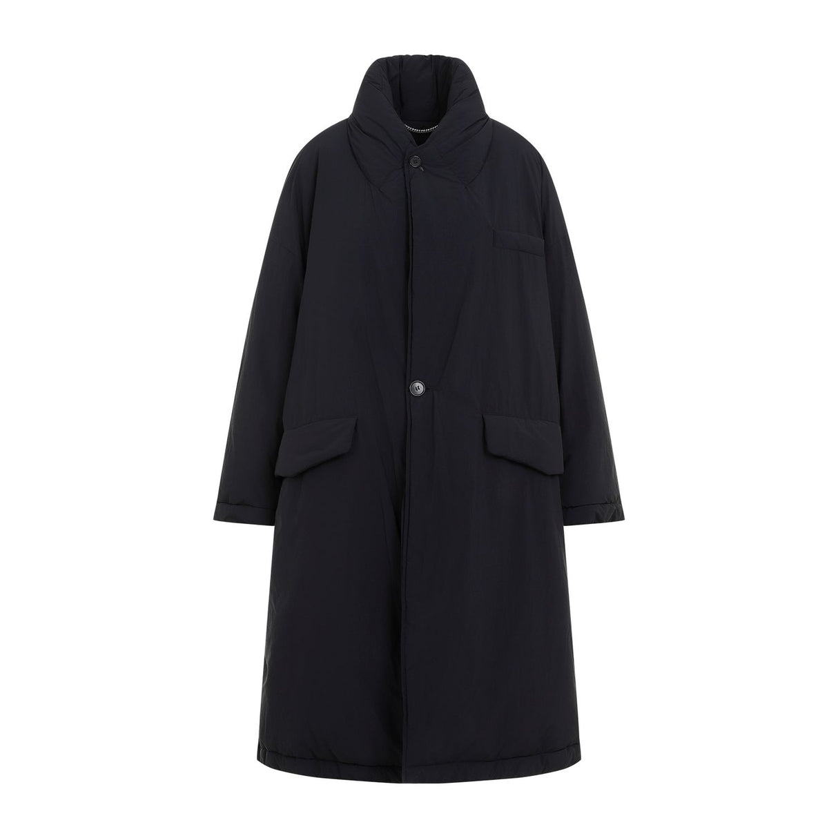 MAISON MARGIELA Elegant Black Polyamide Jacket