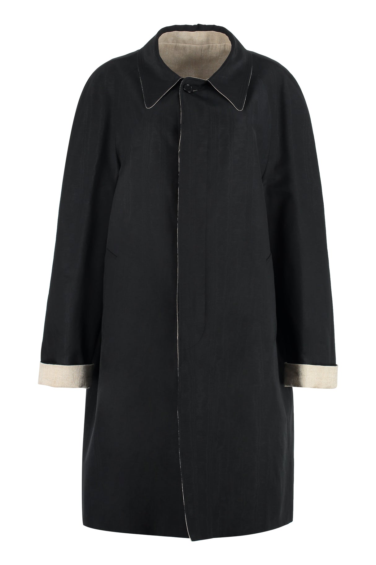 MAISON MARGIELA Reversible Trench Jacket for Women - Black