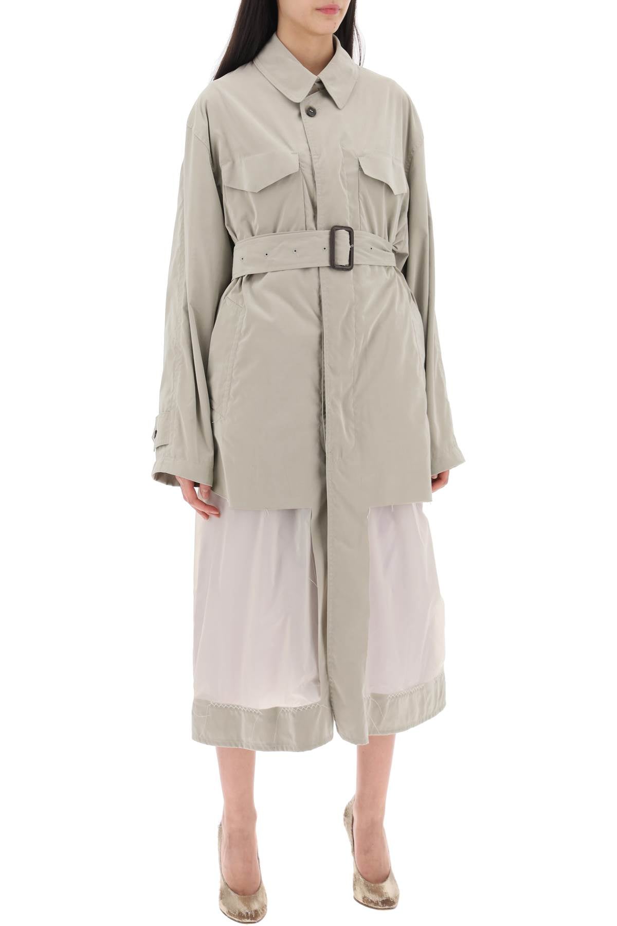 MAISON MARGIELA Oversized Reversible Trench Jacket - Size IT 40