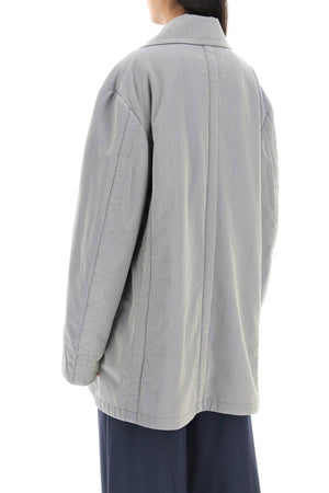 MAISON MARGIELA Changeable Double-Breasted Jacket in Cotton Wool Twill