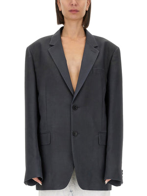 MAISON MARGIELA Oversized Mohair Wool Blazer - Size 40