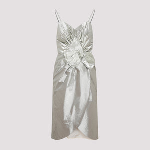 MAISON MARGIELA Metallic Midi Dress for Women