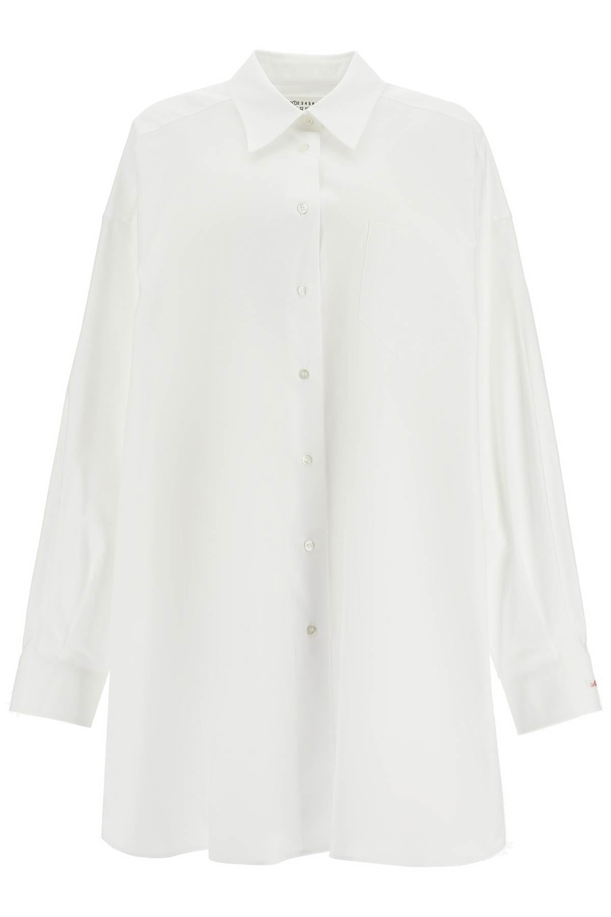 MAISON MARGIELA Maxi Oxford Shirt - Iconic Distressed Details