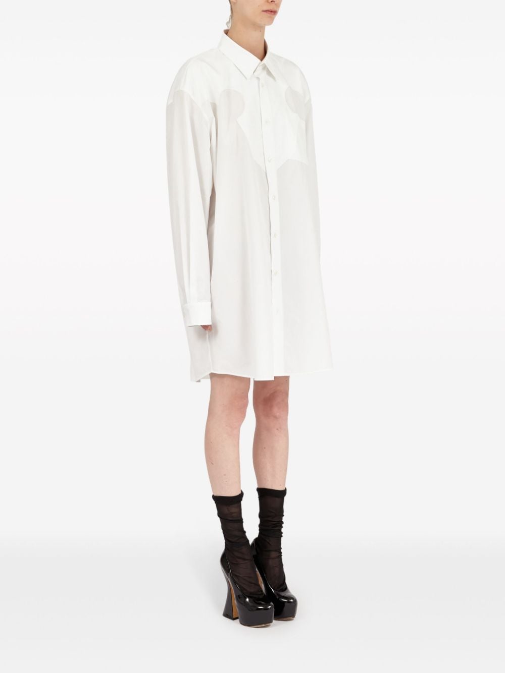 MAISON MARGIELA Elevate Your Wardrobe with the 24SS Mid Skirt in White