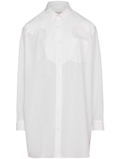 MAISON MARGIELA Oversized Cotton Shirt Dress - Size 40 IT