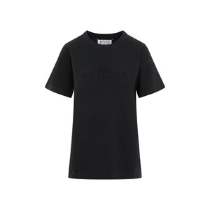 MAISON MARGIELA Elegant Black Cotton Tee