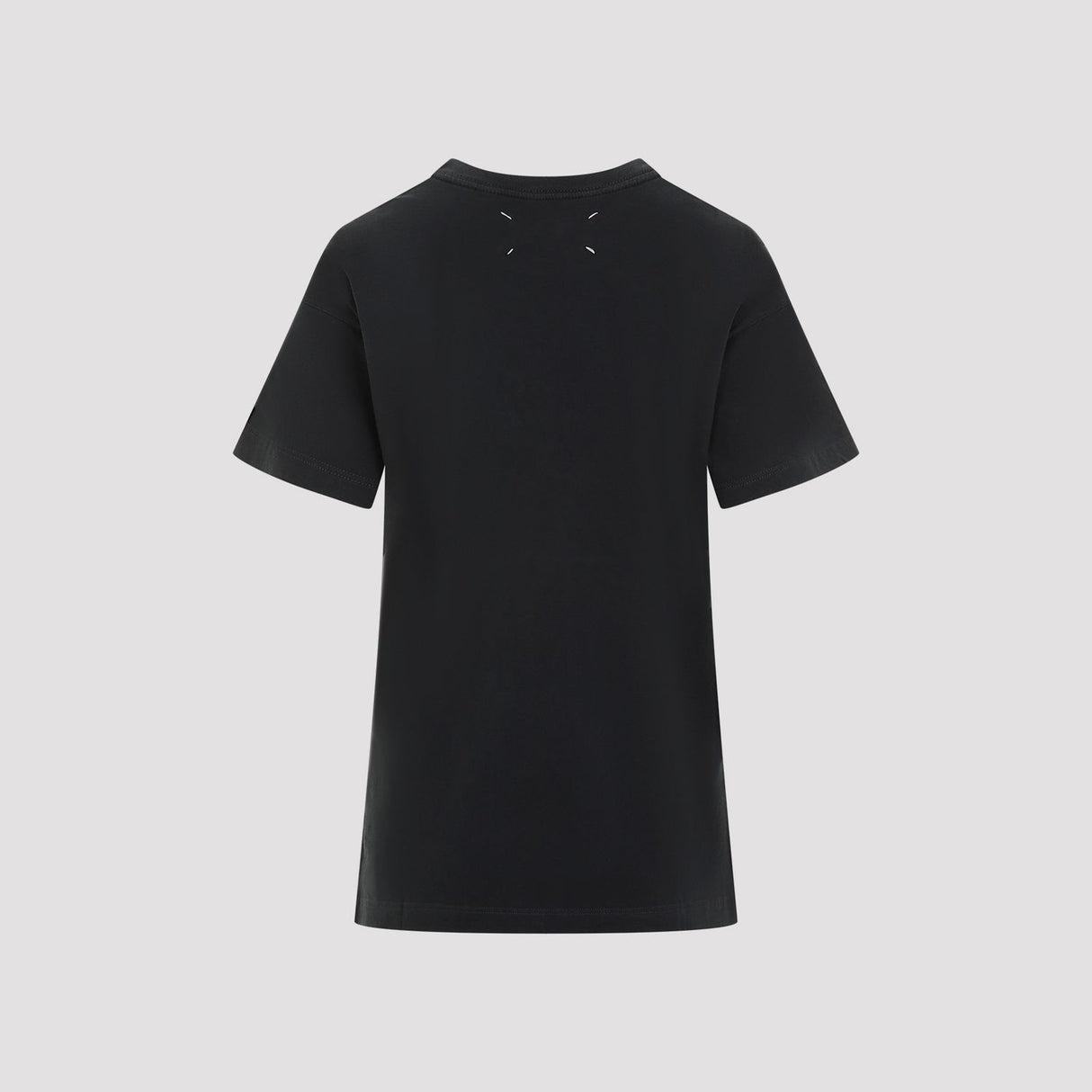 MAISON MARGIELA Elegant Black Cotton Tee