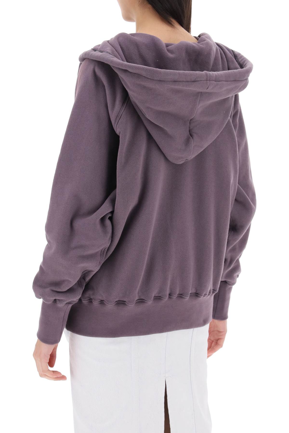 MAISON MARGIELA Purple Reversible Hoodie for Women - SS24 Collection