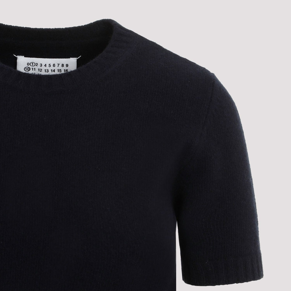 MAISON MARGIELA Elegant Blue Crewneck Sweater