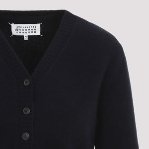 MAISON MARGIELA Luxurious Pure Wool Cardigan