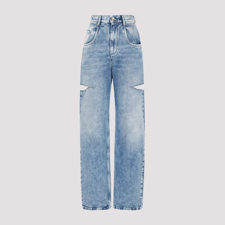 MAISON MARGIELA Soft Cotton Jeans for Women - Perfect for Fall 2024