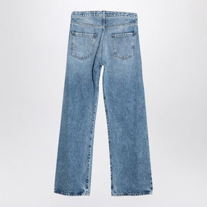 MAISON MARGIELA Stylish Women's Blue Denim Jeans with Unique Pockets