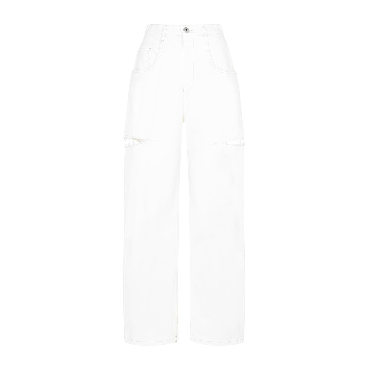 MAISON MARGIELA Cotton Relaxed Fit Jeans for Women - SS25