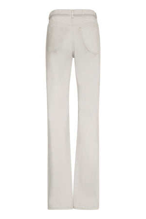 MAISON MARGIELA White Straight Leg Jeans for Women