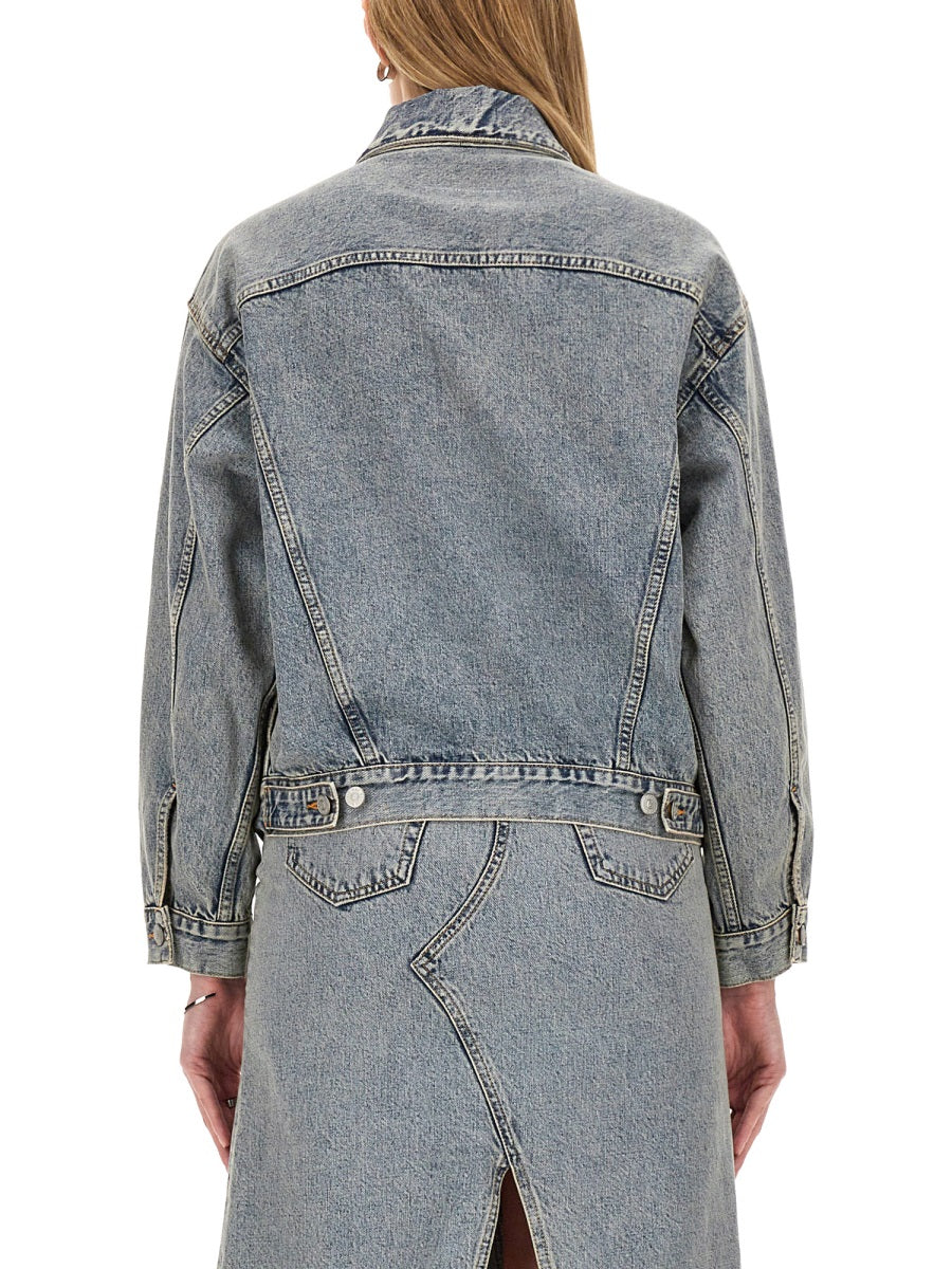 MM6 MAISON MARGIELA Women’s Denim Jacket - Size 40 IT