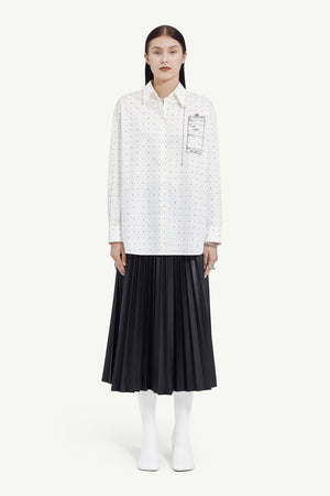 MM6 MAISON MARGIELA Polka Dot Printed Buttoned Shirt