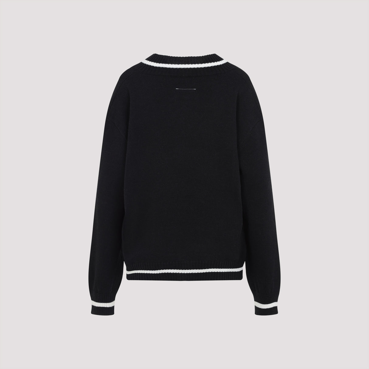 MM6 MAISON MARGIELA V-Neck Knit Sweater for Women