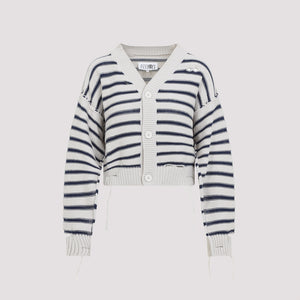 MM6 MAISON MARGIELA Chic Cotton Cardigan for Women - Summer 2025