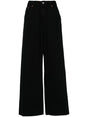 MM6 MAISON MARGIELA Elegant Flared Leg Black Denim Jeans