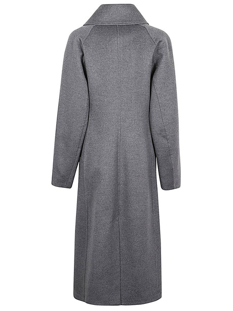 LOEWE Wool and Cashmere Blend Long Jacket for Women - Regular Cut