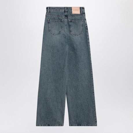 LOEWE High-Waisted Washed Denim Jeans for Women