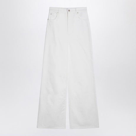 LOEWE High-Waisted White Denim Jeans for Women