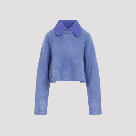 LOEWE Chic Mohair Blend Polo Sweater for Women