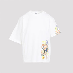 LOEWE Embroidered Draped T-Shirt for Women