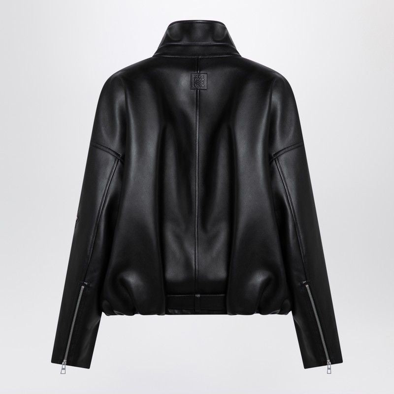 LOEWE Relaxed Fit Balloon Leather Jacket for Women