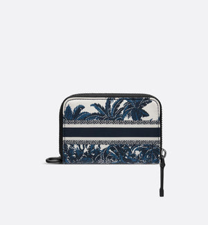 DIOR Blue Multi SS21 Travel Pouch Handbag for Women