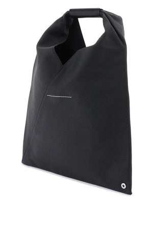 MM6 MAISON MARGIELA Stylish Japanese Handbag for Women | Grained Leather with Unique Design