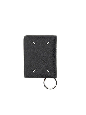 MAISON MARGIELA Mini Bifold Wallet with Key Ring