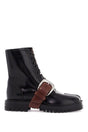 MAISON MARGIELA Brushed Leather Tabi Ankle Boots