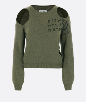 MM6 MAISON MARGIELA Cozy Wool Blend Sweater for Women