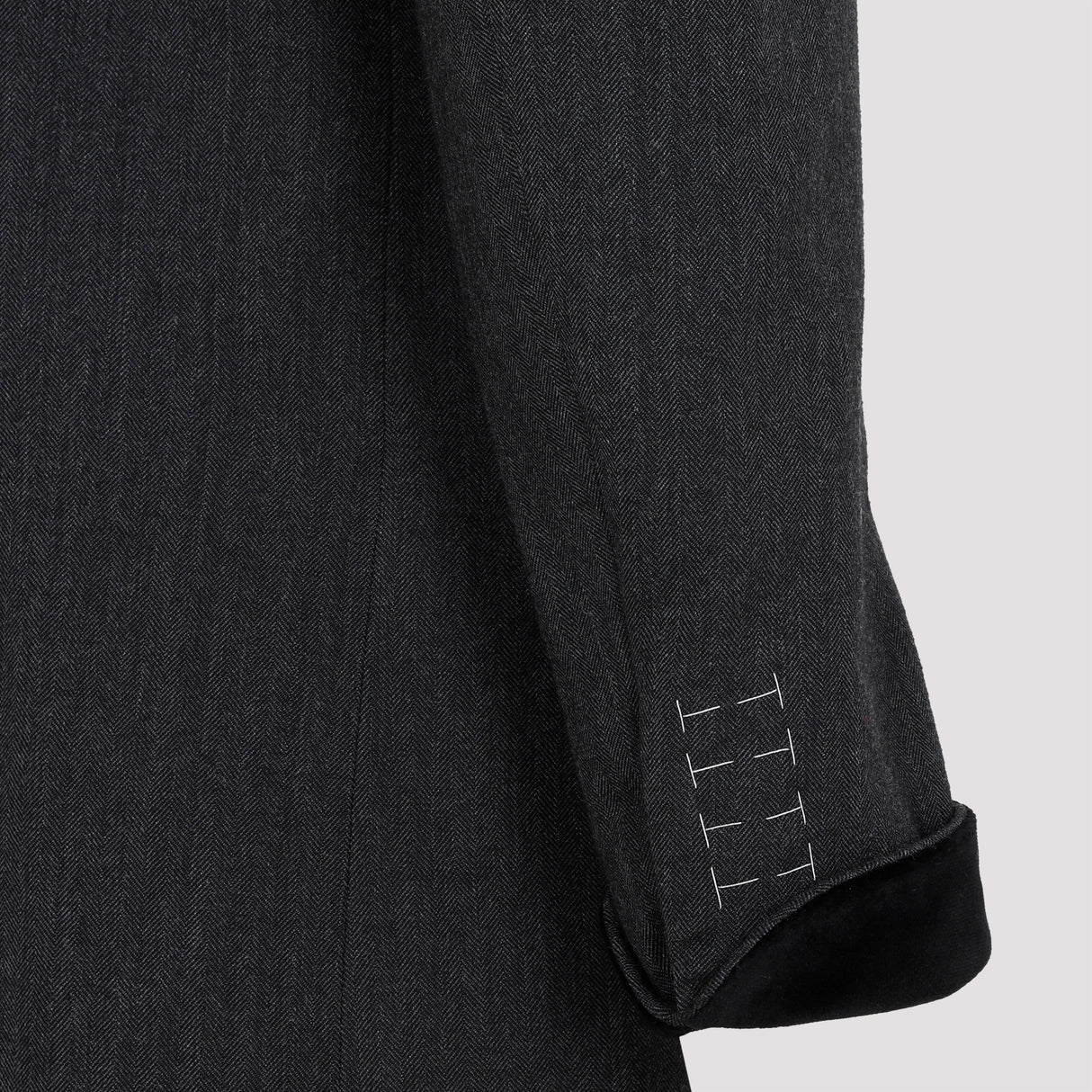 MAISON MARGIELA Grey Wool Jacket for Men - FW23 Collection