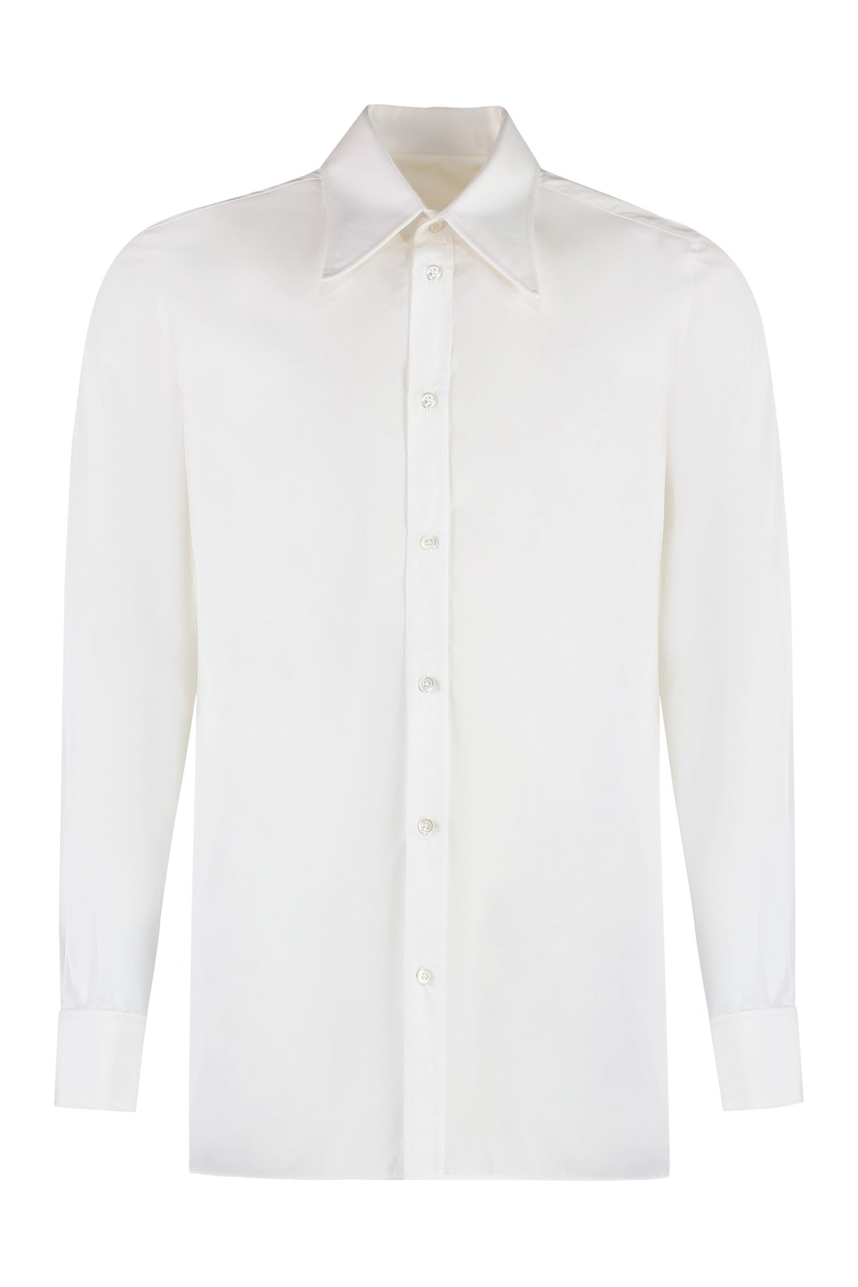 MAISON MARGIELA Men's White Cotton Shirt for FW23 Collection