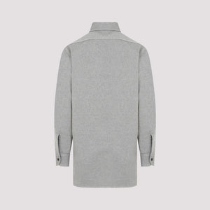 MAISON MARGIELA Gray Cotton Shirt for Men - SS24 Collection