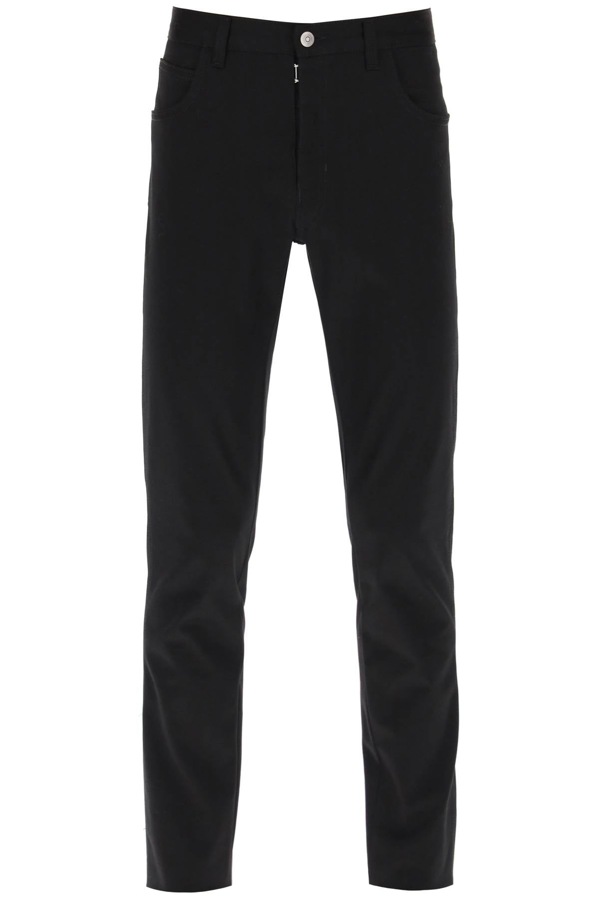 MAISON MARGIELA Black Straight-Leg Jeans for Men - FW23 Collection