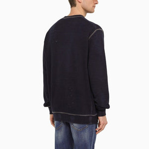 DSQUARED2 Navy Blue Men's Sweater for 2024 Season