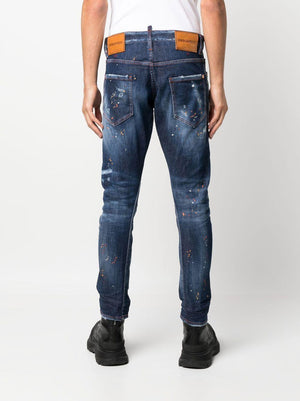 DSQUARED2 Blue FW22 Men's Cotton Jeans