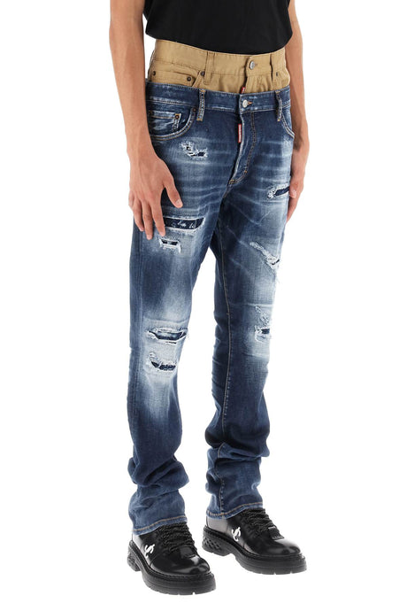 DSQUARED2 Medium Ripped Wash Skinny Twin Pack Jeans for Men